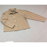 Wms Button French Jacket Khaki